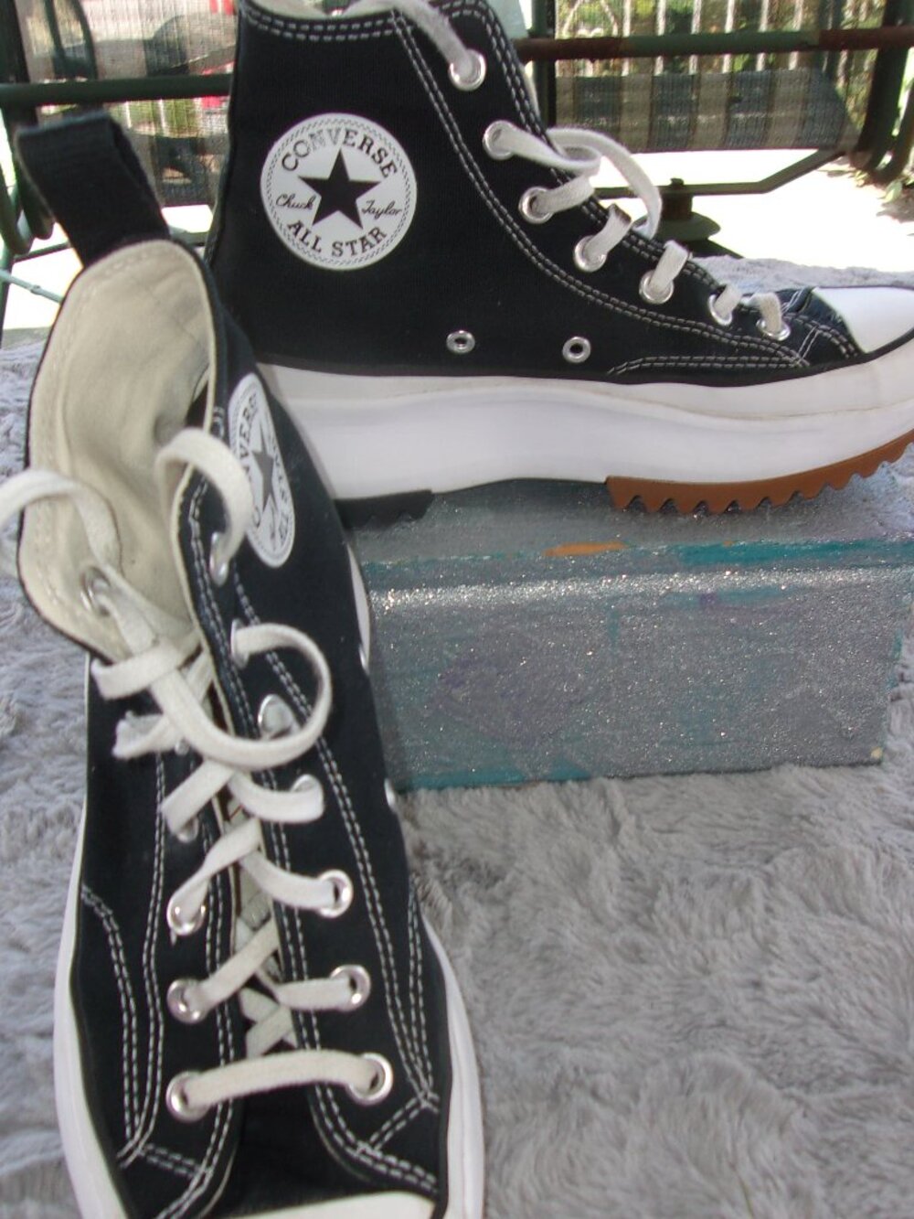 S-240 WOMENS CONVERSE RUN STAR HIKE PLATFORM HIGH TOP  SNEAKERS